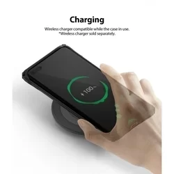 Telefontok Huawei P40 Pro - Ringke Fusion X fekete ütésálló tok-5