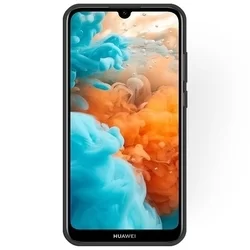 Huawei Y6 (2019) Telefontok - fekete szilikon tok-1