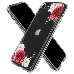 iPhone 7 / 8 / SE 2020 Telefontok - SPIGEN CIEL ROSE FLORAL tok-1