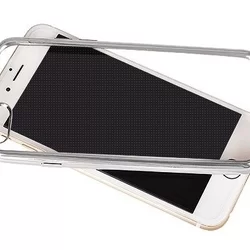 Samsung Galaxy J120F Galaxy J1 2016 Telefontok - átlátszó, ezüst keretes vékony szilikon tok-1