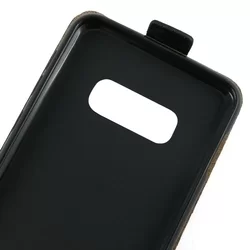 Samsung Galaxy S10e Telefontok - Lefelé nyíló Flexi Fliptok fekete-2
