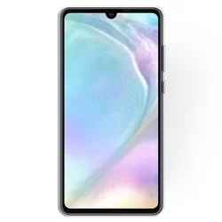 Huawei P30 Telefontok - Ezüst Shiny tok-1