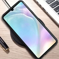Telefontok Huawei P30 - mágnesesen záródó hátlaptok fekete fém kerettel és átlátszó hátlappal-4