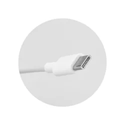 Adatkábel: Huawei / Honor AP51 fehér gyári TYPE-C (USB-C) / USB adatkábel 1méter-1