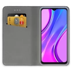 Huawei P Smart 2019 / Honor 10 Lite Telefontok - piros mágneses szilikon keretes könyvtok-2