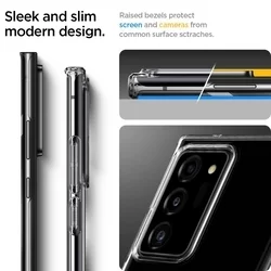 Telefontok Samsung Galaxy Note20 Ultra - SPIGEN CRYSTAL CLEAR tok-5