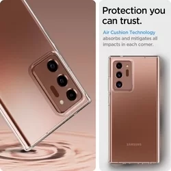 Telefontok Samsung Galaxy Note20 Ultra - SPIGEN CRYSTAL CLEAR tok-12