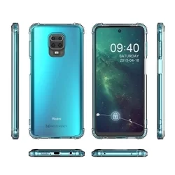 Xiaomi Redmi Note 9S Telefontok - ütésálló átlátszó tok-3
