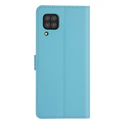 Huawei P40 Lite Telefontok - Kék ráhajtófüles könyvtok-2