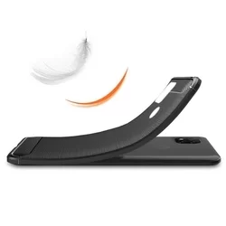 Xiaomi Redmi 9C Telefontok - Forcell CARBON fekete szilikon tok-3