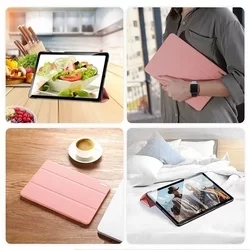 Samsung Galaxy Tab A7 10,4 (2020 / 2022) Tablettok - DUX DUCIS DOMO fekete smart case tablet tok-3