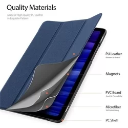 Samsung Galaxy Tab A7 10,4 (2020 / 2022) Tablettok - DUX DUCIS DOMO fekete smart case tablet tok-4