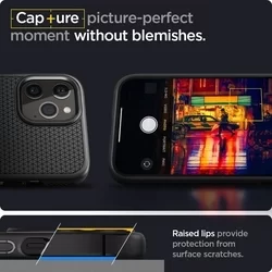 iPhone 12 Pro Telefontok - SPIGEN LIQUID AIR Fekete tok-9