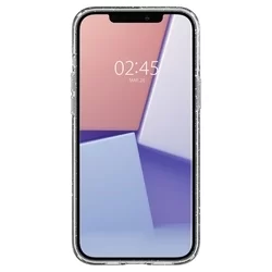 iPhone 12 Pro Telefontok - Spigen Liquid Crystal Glitter TPU átlátszó tok-5
