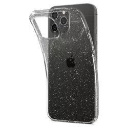 iPhone 12 Pro Telefontok - Spigen Liquid Crystal Glitter TPU átlátszó tok-6
