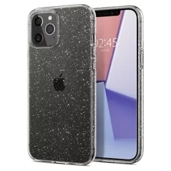 iPhone 12 Pro Telefontok - Spigen Liquid Crystal Glitter TPU átlátszó tok-7