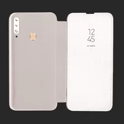 Samsung Galaxy A20s Telefontok - fekete Clear View Tok-2