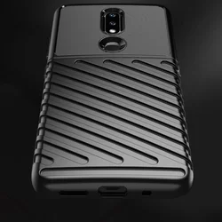 Nokia 2.4 Telefontok - Thunder fekete ütésálló szilikon hátlap tok-3