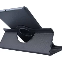 Samsung Galaxy Tab A7 10,4 (2020 / 2022) Tablettok - fekete fordítható műbőr tablet tok-3