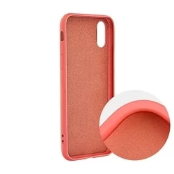 Xiaomi Redmi Note 9 Pro Max Telefontok - korallpiros szilikon hátlaptok-1