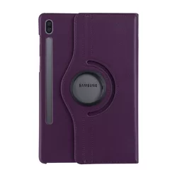Samsung Galaxy Tab S6 Tablettok (SM-T860, SM-T865) 10.5 col - lila fordítható tablet tok-1
