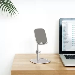 BASEUS - univerzális asztali telefon- és tablettartó állvány, ezüst-5