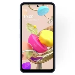 LG K42 Telefontok - kék szilikon tok-1