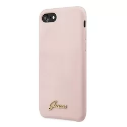 iPhone 7 / 8 Telefontok - Guess Silicone Vintage Gold Logo-1