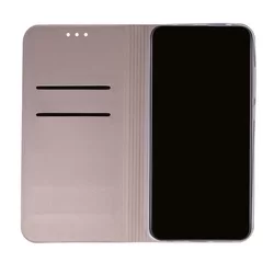 Xiaomi Mi 10T Lite 5G Telefontok - Smart Skin rose gold mágneses flipcover tok-1