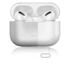 AirPods Pro: Baseus - ultravékony szürke szilikongél AirPods PRO tartó-6