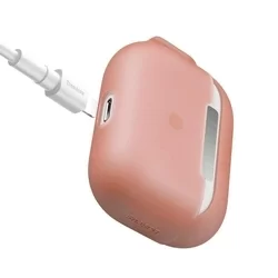 AirPods Pro: Baseus Let''s go - ultravékony barackvirág színű szilikongél AirPods PRO tartó-3