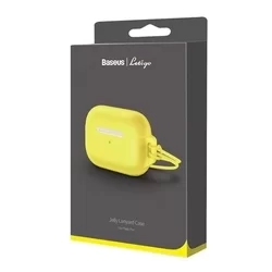 Ultravékony sárga színű szilikongél AirPods PRO tartó - AirPods Pro: Baseus Let's go-6