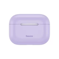 AirPods Pro: Baseus - ultravékony lila szilikongél AirPods PRO tartó-1