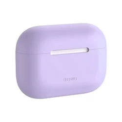 AirPods Pro: Baseus - ultravékony lila szilikongél AirPods PRO tartó-3