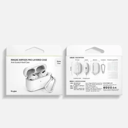 Airpods Pro: Ringke - AirPods PRO tartó - fekete műanyag-2