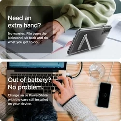 Samsung Galaxy S21+ (S21 Plus) Telefontok - SPIGEN ULTRA HYBRID ”S” szilikon kitámasztható tok-10
