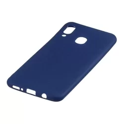 Samsung Galaxy A20e Telefontok - sötétkék szilikon tok-1