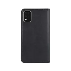 LG K42 Telefontok - Smart Magnetic fekete szilikon keretes mágneses könyvtok-1