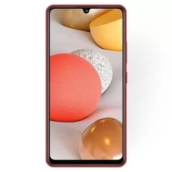 Samsung Galaxy A42 5G Telefontok - piros szilikon hátlap tok-1