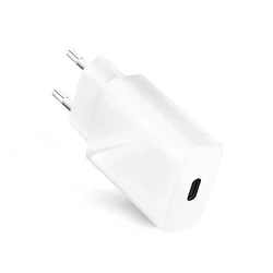 Forcell Töltő - fehér hálózati töltőfej + Lightning / TYPE-C kábel 3A, 20W gyorstöltő-1