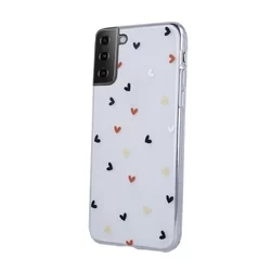 Samsung Galaxy S21+ (S21 Plus) Telefontok - Trendy Love Time3, mintás átlátszó szilikon tok-1