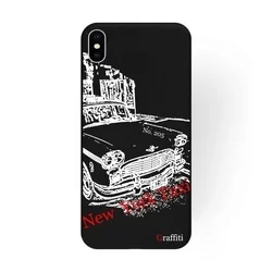 iPhone XS Max Telefontok - Graffiti No.205 mintás szilikon tok-1