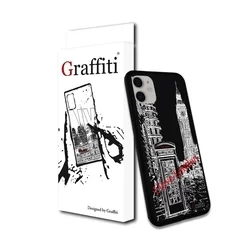 iPhone 11 Telefontok - Graffiti No.200 mintás szilikon tok-3