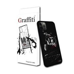 iPhone 12 Pro Max Telefontok - Graffiti No.184 mintás szilikon tok-3