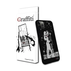 iPhone 12 Pro Max Telefontok -  Graffiti No.186 mintás szilikon tok-2
