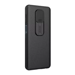 Xiaomi Redmi Note 9 Pro Telefontok - Nillkin csúsztatható kameravédős fekete hátlap tok-2