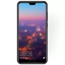 Huawei P20 Pro Telefontok - Matt fekete szilikon tok-1