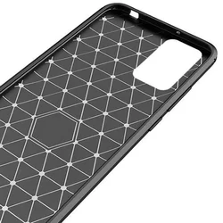 Samsung Galaxy A02S Telefontok - Forcell CARBON fekete szilikon tok-4