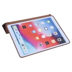 Tablettok iPad 2019 10.2 (iPad 7) Tablettok - sötétbarna smart case-4