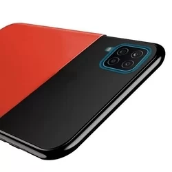 Samsung Galaxy A12 Telefontok - piros szilikon tok-1